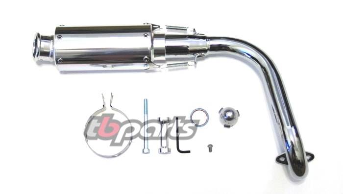 thumbnail image 2 of Honda Z50 Minitrail Exhaust Pipe With Heat Shield – K0 K1 K2 – 18320-045-670 2 of 6