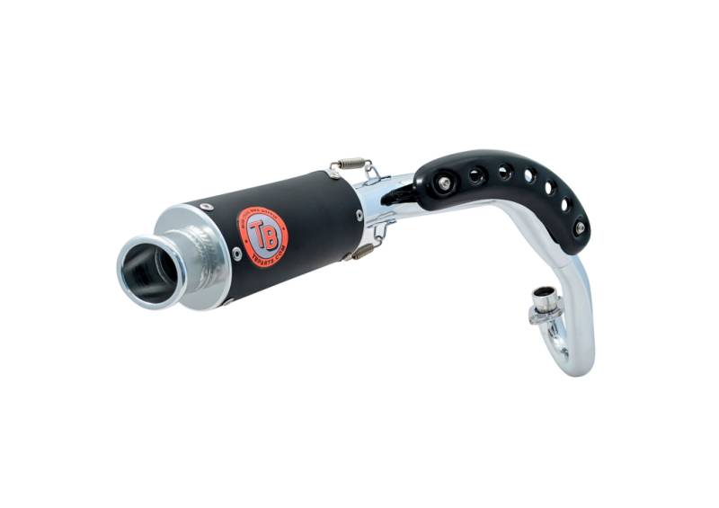 Fast50s Monkey Exhaust w Stainless or Carbon or Matte Black Can