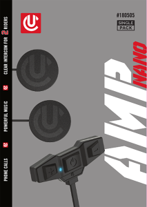 UCLEAR - UCLEAR AMP NANO SINGLE KIT HELMET AUDIO SINGLE KIT