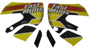 FastMinis - FastMinis Electric Yellow Graphics - KLX110  DRZ110