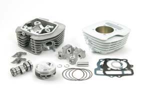 Takegawa - Takegawa SuperHead Bore Up Kit (S-CUT)  Ape / XR / CRF100 (136cc Stage-3 plated cylinder)