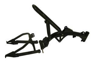 Fast50s - Fast50s Black Fast Frame / Swingarm Combo - Honda XR50 / CRF50 2000-2023