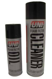 Uni - Uni Filter Foam Service Kit; Oil (5.5oz.) and Cleaner (14.5oz)