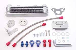 Takegawa - Takegawa Honda Grom Optional 3 OR 4 Fin Oil Cooler kit 