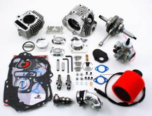 Trail Bikes - *•Trail Bike 117cc 54mm Big Bore + Stroker Kit Roller Rocker w / V2 Race Head & VM26 Carb Kit - Z50 / XR50 / CRF50 / XR70 / CRF70