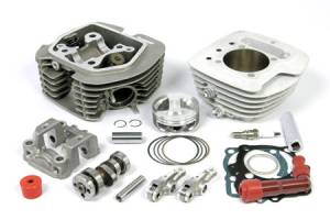 Takegawa - Takegawa SuperHead+R Bore Up Kit (S-CUT)  Ape / XR / CRF100 (136cc Stage-3 plated cylinder)