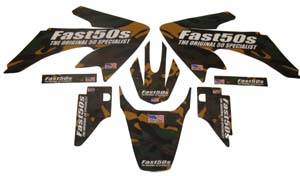 Fast50s - Fast50s Jungle Camo Graphics-Honda crf50 - Image 1