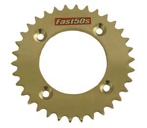 Fast50s Rear Aluminum Sprocket for the Honda XR70 / CRF70's