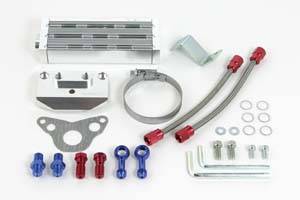 TAKEGAWA オイルクーラー アルミ製 ！！　4フィン TAKEGAWA オイルクーラー アルミ製 ！！4フィン