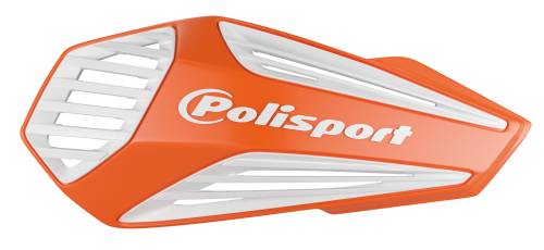 POLISPORT MX AIR HANDGUARDS ORANGE/WHITE - Image 1