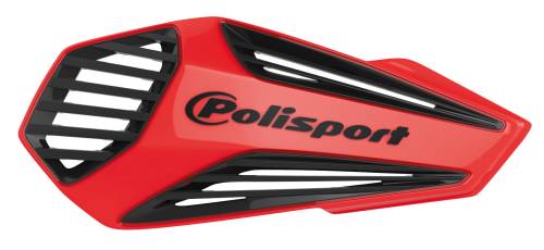 POLISPORT MX AIR HANDGUARDS RED/BLACK - Image 1