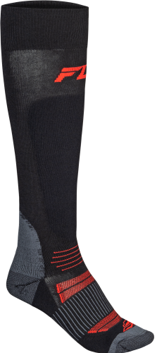 FLY RACING SNOW MIDWEIGHT WOOL SOCK BLACK LG/XL - Image 1