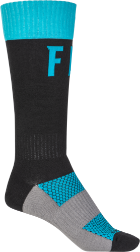 FLY RACING MX PRO SOCKS BLUE/BLACK LG/XL - Image 1