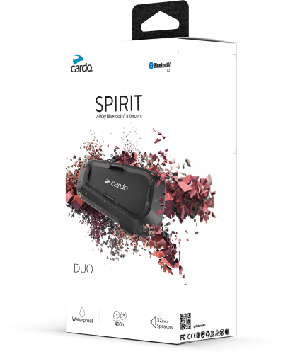 CARDO SPIRIT BLUETOOTH HEADSET DUO - Image 1