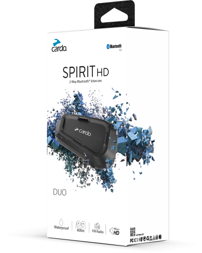 CARDO SPIRIT HD BLUETOOTH HEADSET DUO - Image 1