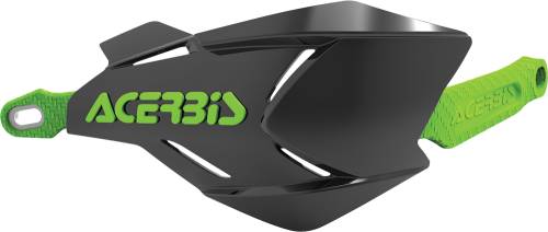 ACERBIS X-FACTORY HANDGUARD BLACK/GREEN - Image 1