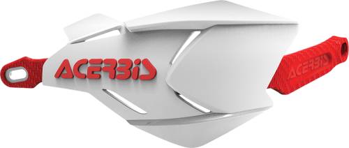 ACERBIS X-FACTORY HANDGUARD WHITE/RED - Image 1
