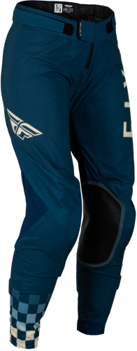 FLY RACING WOMEN'S LITE PANTS NAVY/IVORY SZ 0/02 - Image 1
