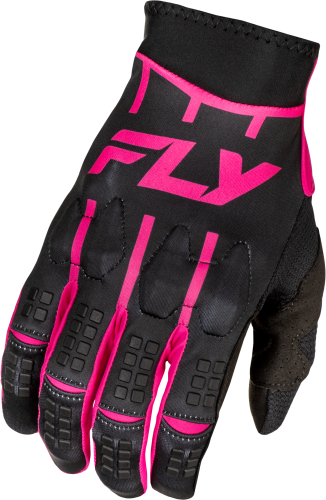 FLY RACING EVOLUTION  DST GLOVES BLACK/PINK MD - Image 1