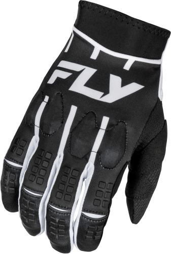 FLY RACING EVOLUTION  DST GLOVES BLACK/WHITE SM - Image 1
