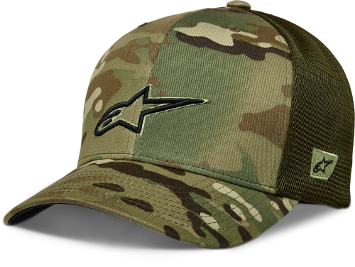 ALPINESTARS RECON CAMO TRUCKER HAT GREEN CAMO - Image 1
