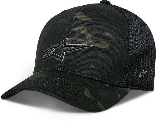 ALPINESTARS RECON CAMO TRUCKER HAT BLACK CAMO - Image 1