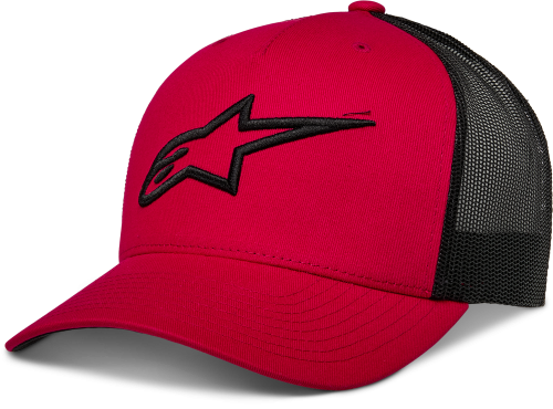ALPINESTARS AGELESS TRUCKER HAT RED/BLACK - Image 1