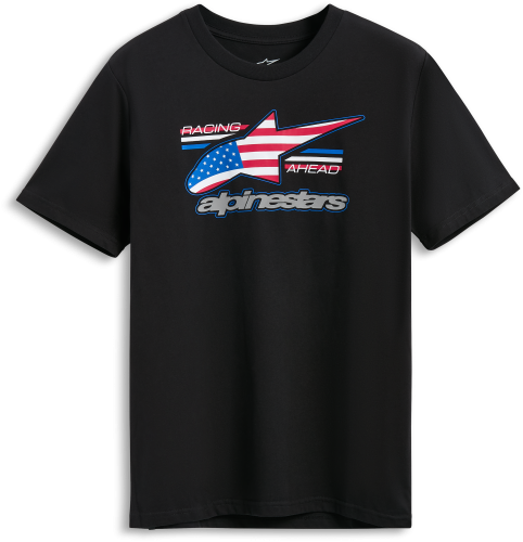 ALPINESTARS NATIONALS SS CSF TEE BLACK/USA SM - Image 1