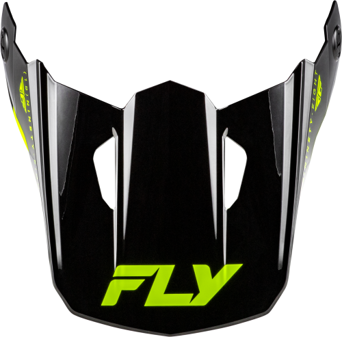 FLY RACING KINETIC VERDICT HELMET VISOR BLACK/HI-VIS/GREY MD/LG - Image 1