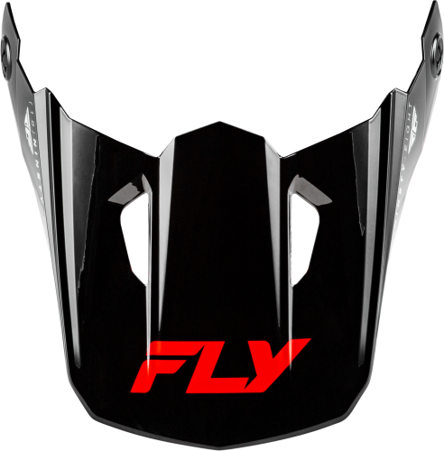 FLY RACING KINETIC VERDICT HELMET VISOR BLACK/RED/WHITE MD/LG - Image 1