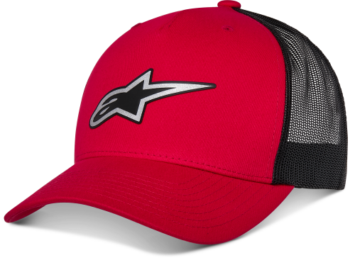 ALPINESTARS REFLECT AGELESS TRUCKER HAT RED/BLACK - Image 1