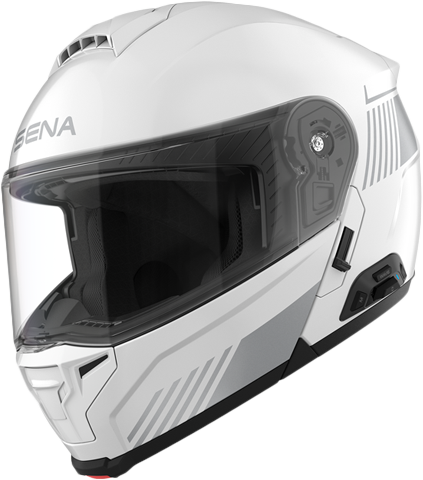 SENA SPECTER SMART FLIP UP HELMET WHITE LG - Image 1