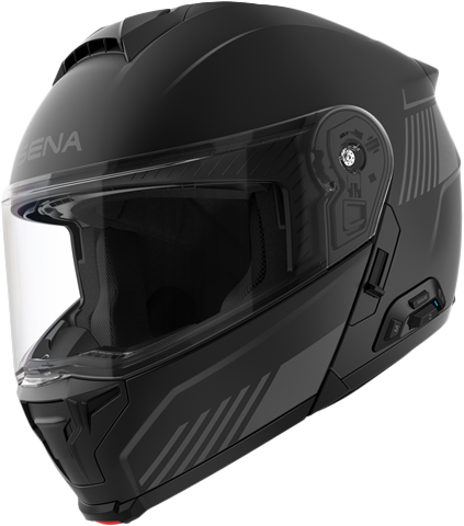 SENA SPECTER SMART FLIP UP HELMET MATTE BLACK 2X - Image 1