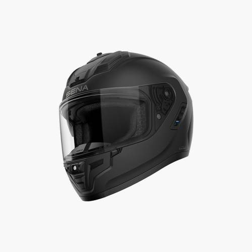 SENA PHANTOM FF MESH COM HELMET MATTE BLACK 2X - Image 1