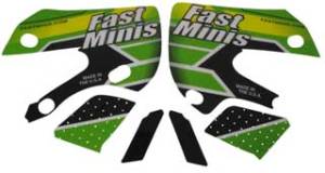 FastMinis Electric Green Graphics - KLX110  DRZ110 (CLOSEOUT)