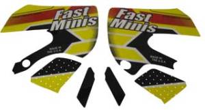 FastMinis Electric Yellow Graphics - KLX110  DRZ110