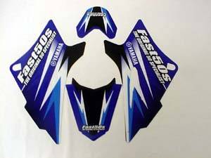 Fast50s Team Blue Graphics for Yamaha TTR50 2006-2023