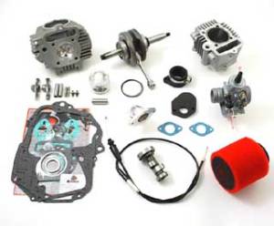 Trail Bikes 108cc Stroker Crank Kit 3, Conversion 12 volt - Z50 (88-99),  XR50 / CRF50 XR70 / CRF70 / CT70