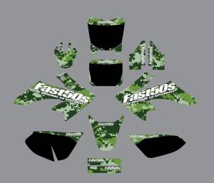 Fast50s FastCraft Graphics Kit  - Honda CRF50