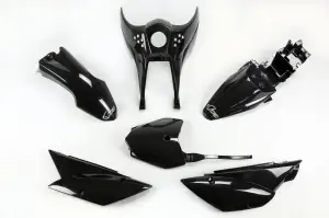 2010-Present KLX110 Complete Plastic Set - Black