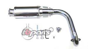 K3-1999 Z50 TB Stainless Exhaust Pipe