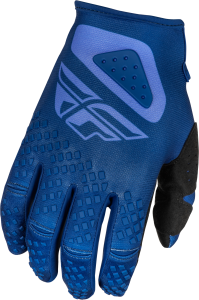 FLY RACING YOUTH KINETIC SYM GLOVES ULTRAMARINE/DARK BLUE YL - Image 1