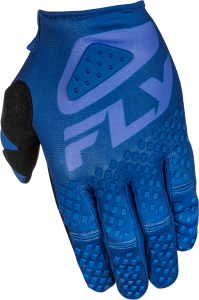 FLY RACING YOUTH KINETIC SYM GLOVES ULTRAMARINE/DARK BLUE YL - Image 3