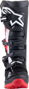 ALPINESTARS HONDA TECH 7 ENDURO DRYSTAR BLACK/BRIGHT RED SZ 12 - Image 4