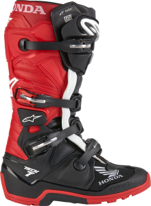 ALPINESTARS HONDA TECH 7 ENDURO DRYSTAR BLACK/BRIGHT RED SZ 16 - Image 2