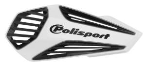 POLISPORT MX AIR HANDGUARDS WHITE/BLACK