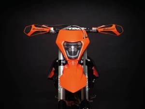 POLISPORT MX AIR HANDGUARDS ORANGE/BLACK - Image 2