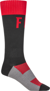 FLY RACING MX PRO SOCKS RED/BLACK SM/MD