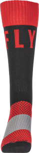 FLY RACING MX PRO SOCKS RED/BLACK SM/MD - Image 2