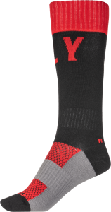 FLY RACING MX PRO SOCKS RED/BLACK LG/XL - Image 3